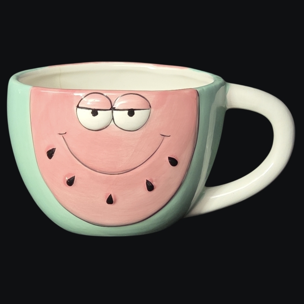 Jolly Rancher Watermelon Smiling Mug